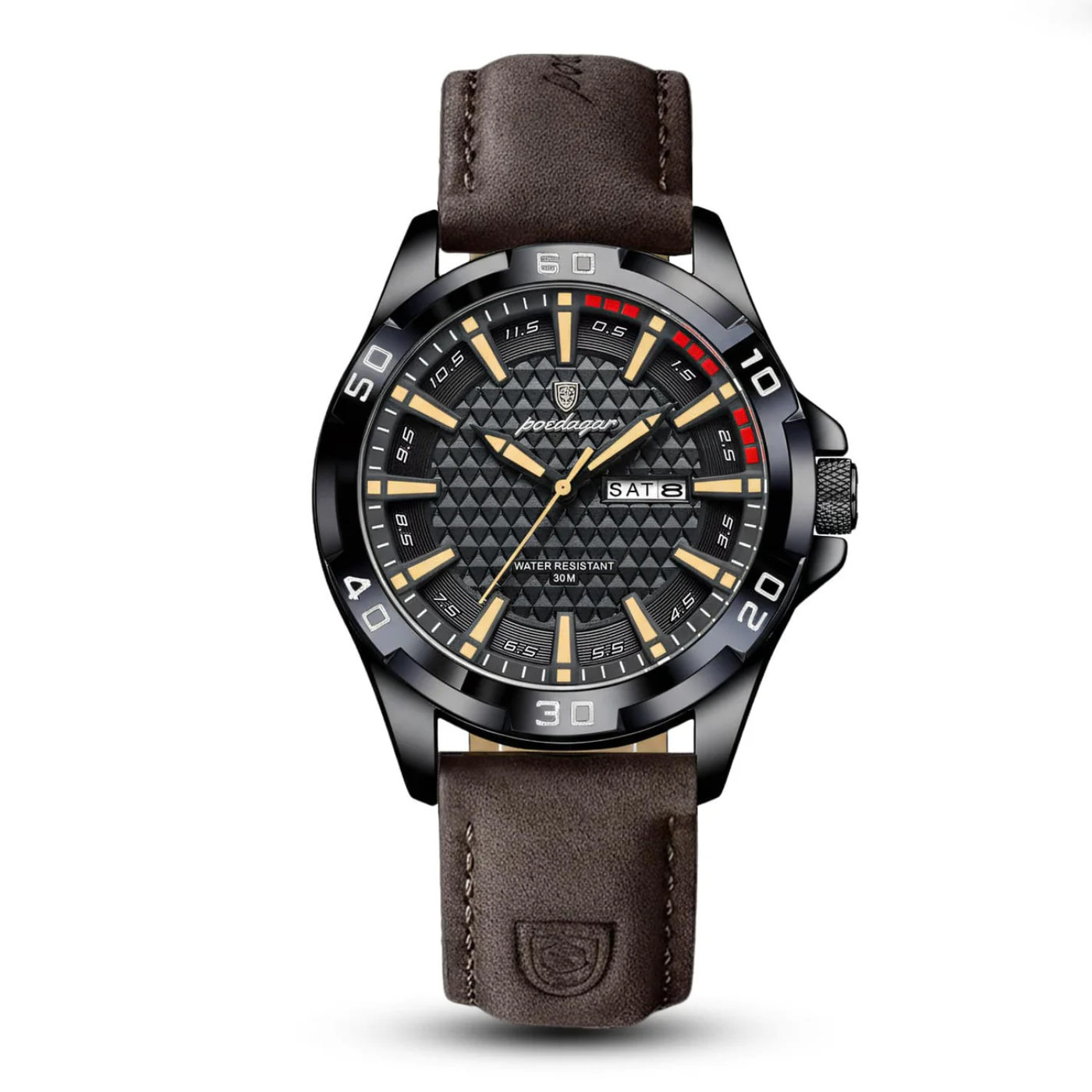 POEDAGAR EDGE Dual Calendar Luxury Watch