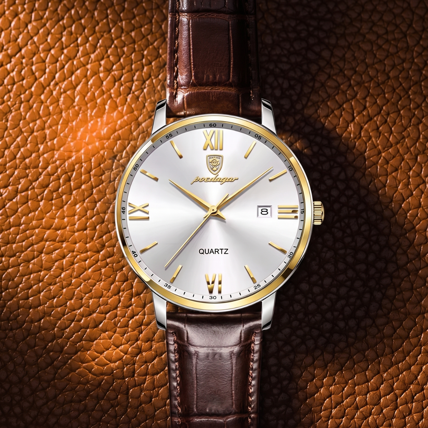 Poedagar Classic Roman Quartz