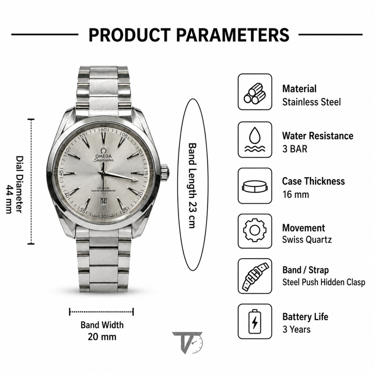 Omega Imperial Silver
